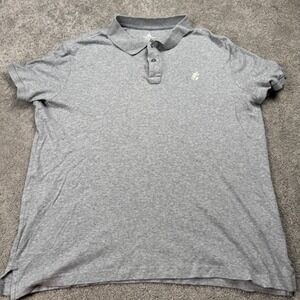 Disney Parks Men's XL Short Sleeve Modern Fit Gray Polo Mickey Mouse